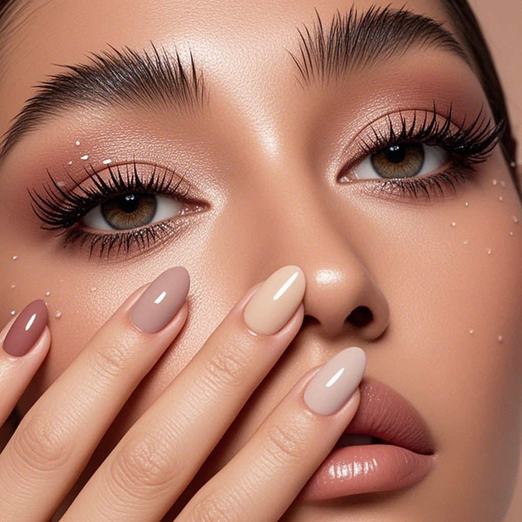 alt="professional makeup and nail matching" - Salon coordination example
