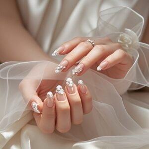 alt="bridal nail designs" – A guide to perfect wedding nails.