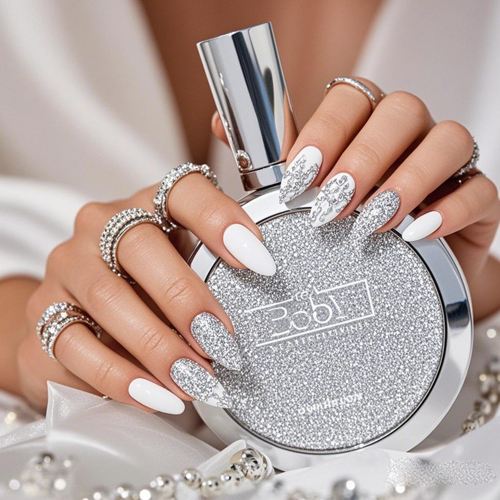  alt="bridal nails 2025" – A guide to top wedding nail trends.