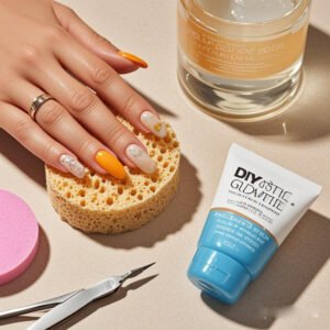 alt="how to remove gel nails safely" – A step-by-step guide to gel nail removal.