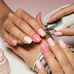 alt="how to remove gel nails safely" – A step-by-step guide to gel nail removal.