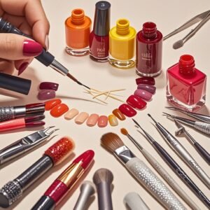 alt="nail art tools" – A guide to the must-have tools for professional nail art.