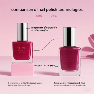 Compare different nail polish technologies.