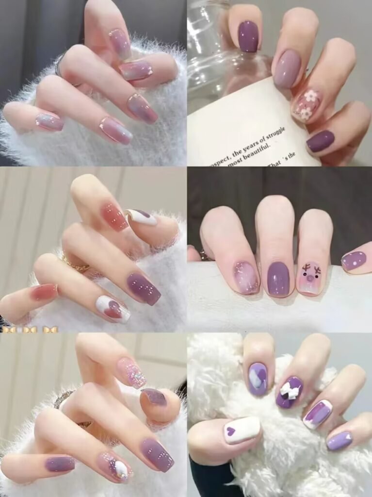 Summer nail designs 2025 :  Romantic Allure