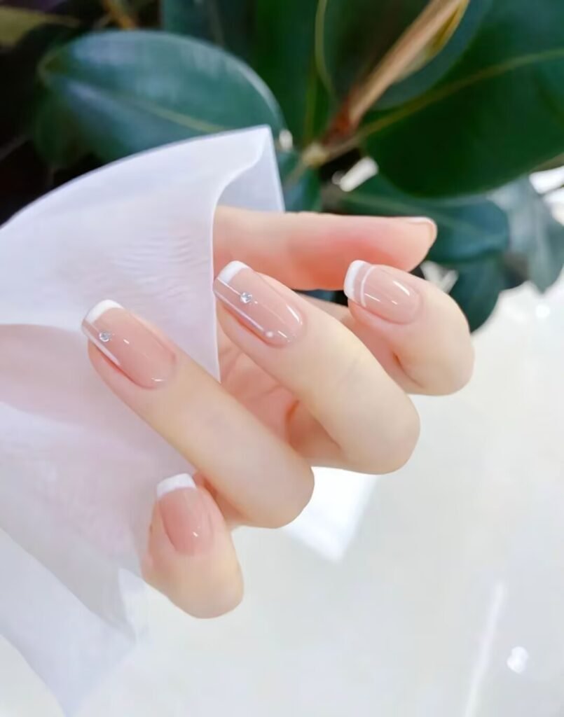 Summer nail designs 2025 :Timeless Sophistication