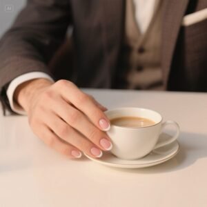 French manicure：(Whitening Manicure for Everyday Wear)