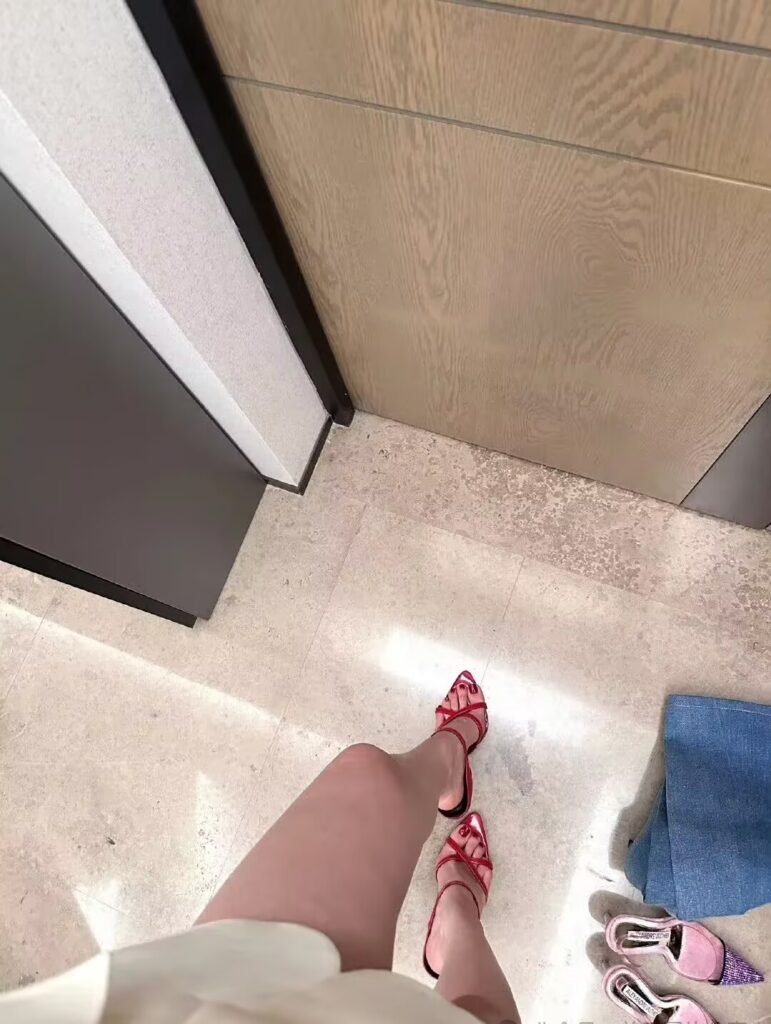 "minimalist white french toe nails with sandals 2025"