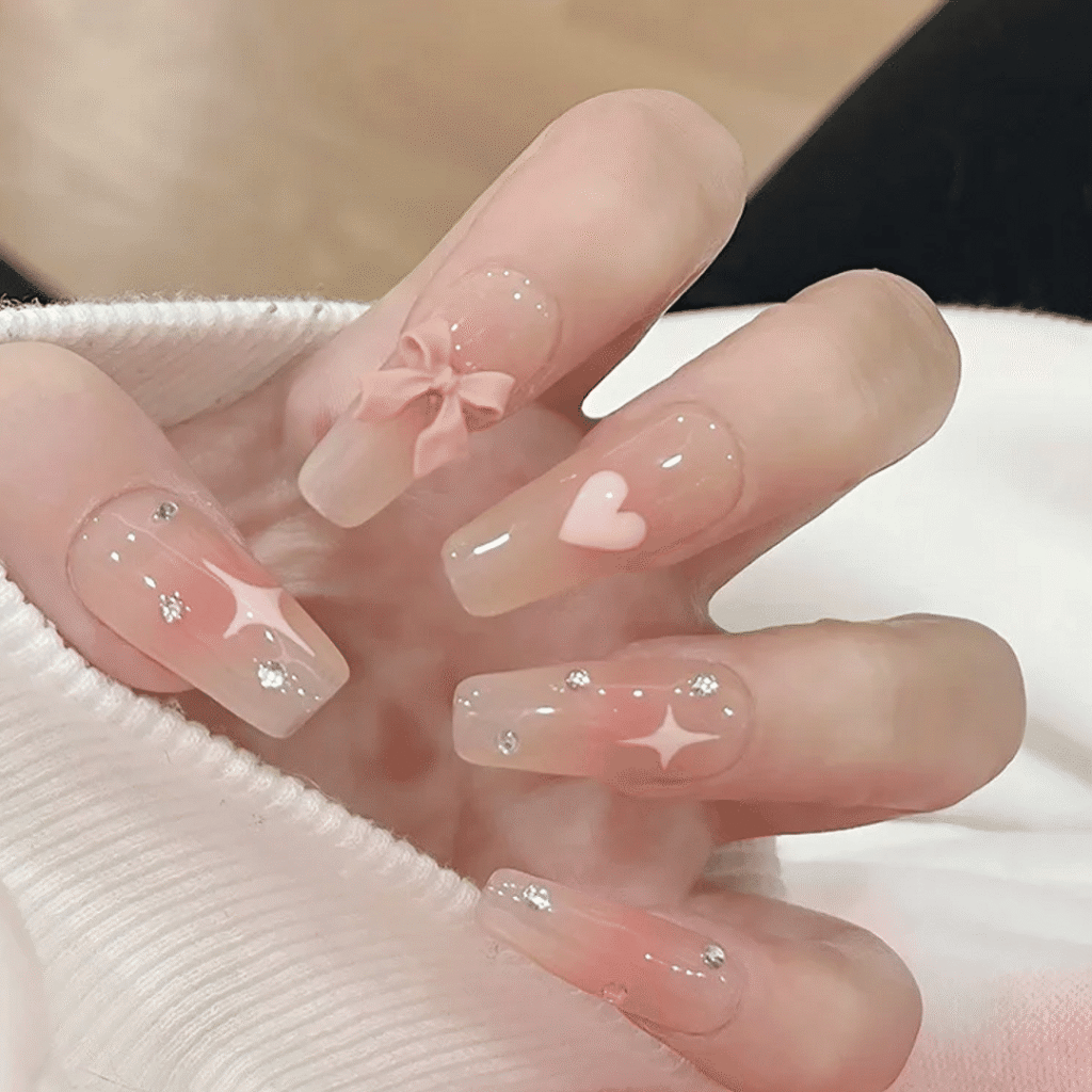 2025 Short Nail Trends: 6 Viral Designs to Slim & Whiten Fingers + Pro Tips 8 2025 short nail trends:Effortless Elegance for All Skin Tones