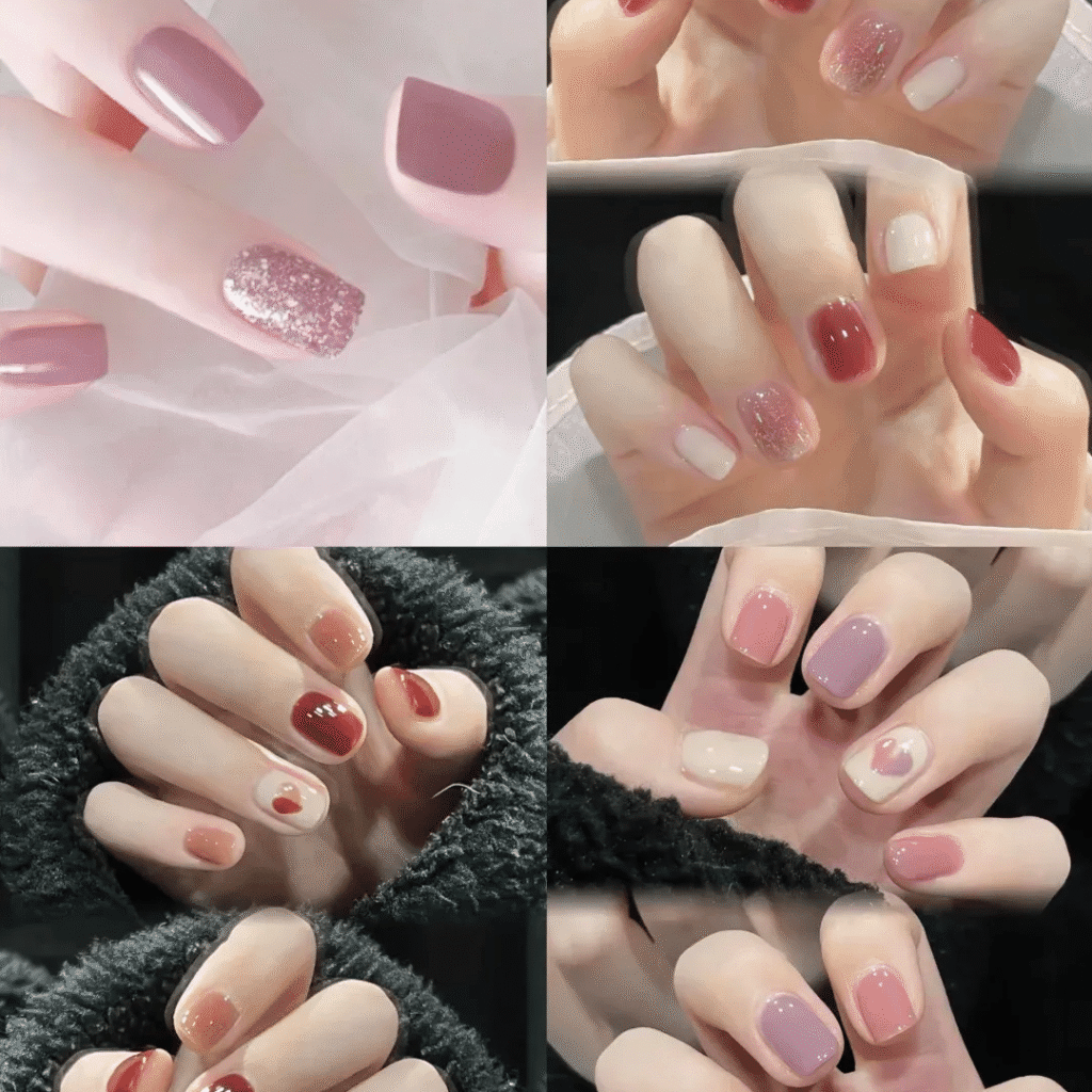 2025 Short Nail Trends: 6 Viral Designs to Slim & Whiten Fingers + Pro Tips 14 2025 short nail trends:Effortless Elegance for All Skin Tones