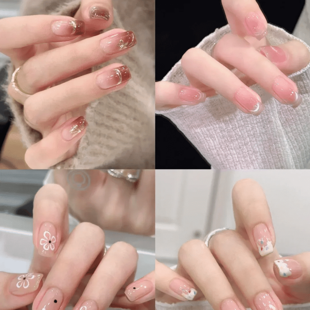 2025 Short Nail Trends: 6 Viral Designs to Slim & Whiten Fingers + Pro Tips 18 2025 short nail trends:Effortless Elegance for All Skin Tones