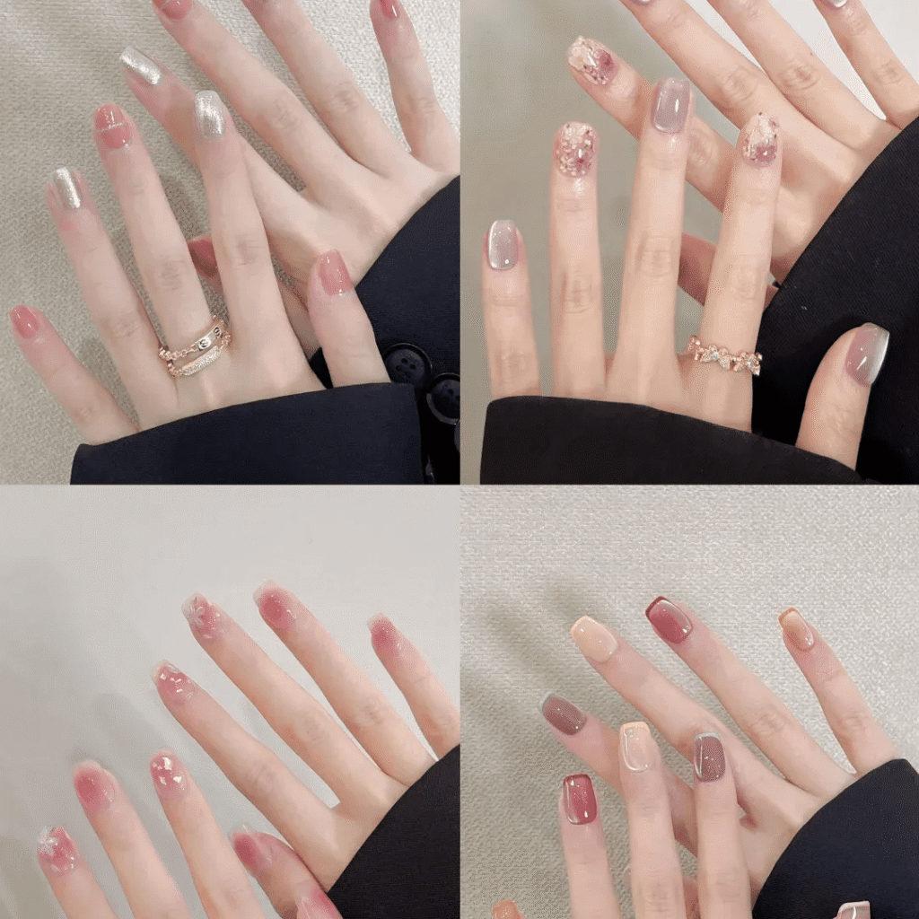 2025 Short Nail Trends: 6 Viral Designs to Slim & Whiten Fingers + Pro Tips 25 2025 short nail trends:Effortless Elegance for All Skin Tones