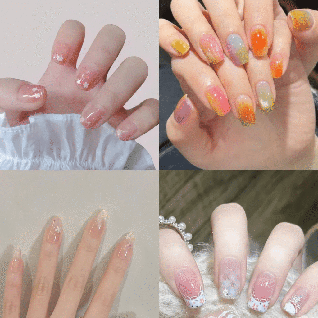2025 Short Nail Trends: 6 Viral Designs to Slim & Whiten Fingers + Pro Tips 27 2025 short nail trends:Effortless Elegance for All Skin Tones