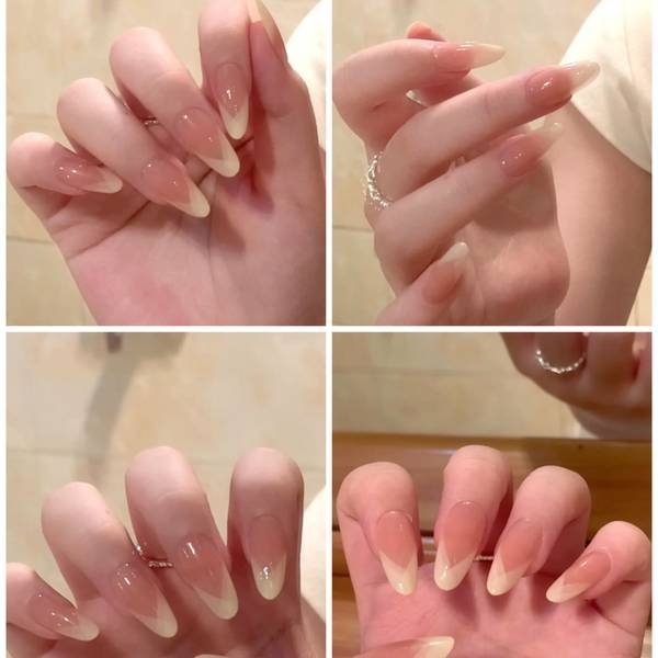 Dreamy Nail Designs 2025: Office-Approved & Hand-Whitening Styles from Seoul to NYC 16 "Dreamy Nail Designs 2025: pearlescent lavender nails with gold foil and minimalist line art, inspired by Seoul trends"