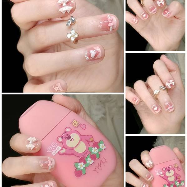 Dreamy Nail Designs 2025: Office-Approved & Hand-Whitening Styles from Seoul to NYC 17 "Dreamy Nail Designs 2025: pearlescent lavender nails with gold foil and minimalist line art, inspired by Seoul trends"