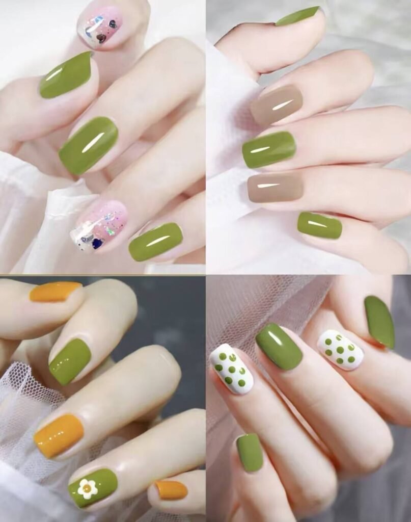 "Office Appropriate Nails: Minimalist Jellyfish Blue Design"