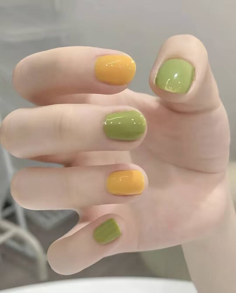 "Office Appropriate Nails: Minimalist Jellyfish Blue Design"