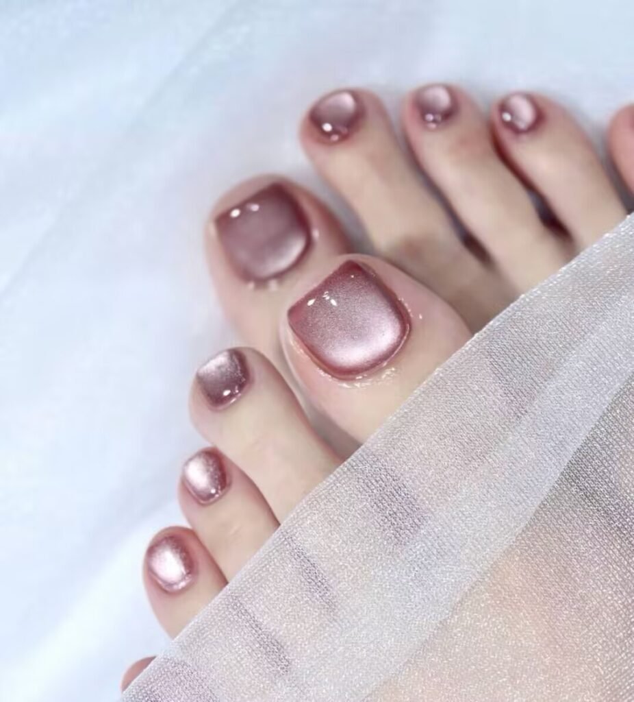 Short luxury pedicure nail art designs