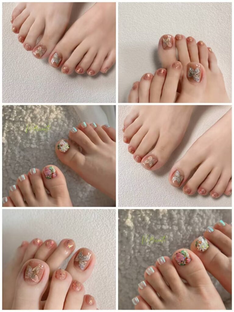 Ultimate Summer Pedicure Trends:"milky white minimalist pedicure with sandals"