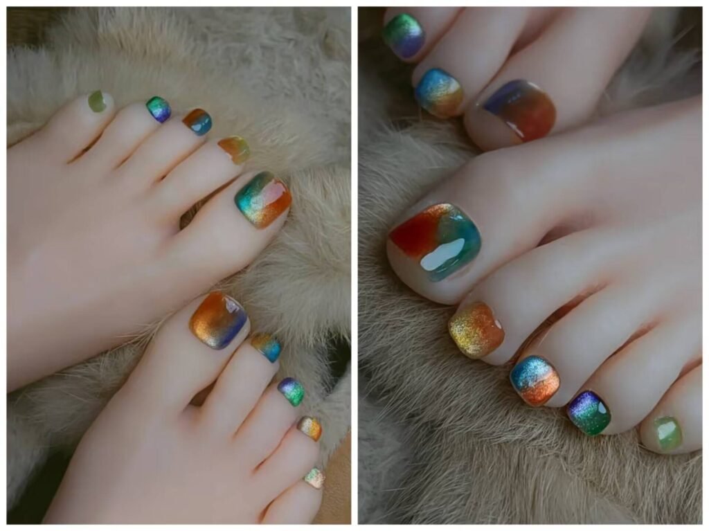 Ultimate Summer Pedicure Trends:"milky white minimalist pedicure with sandals"