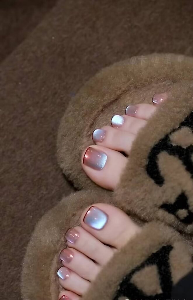 Ultimate Summer Pedicure Trends:"milky white minimalist pedicure with sandals"