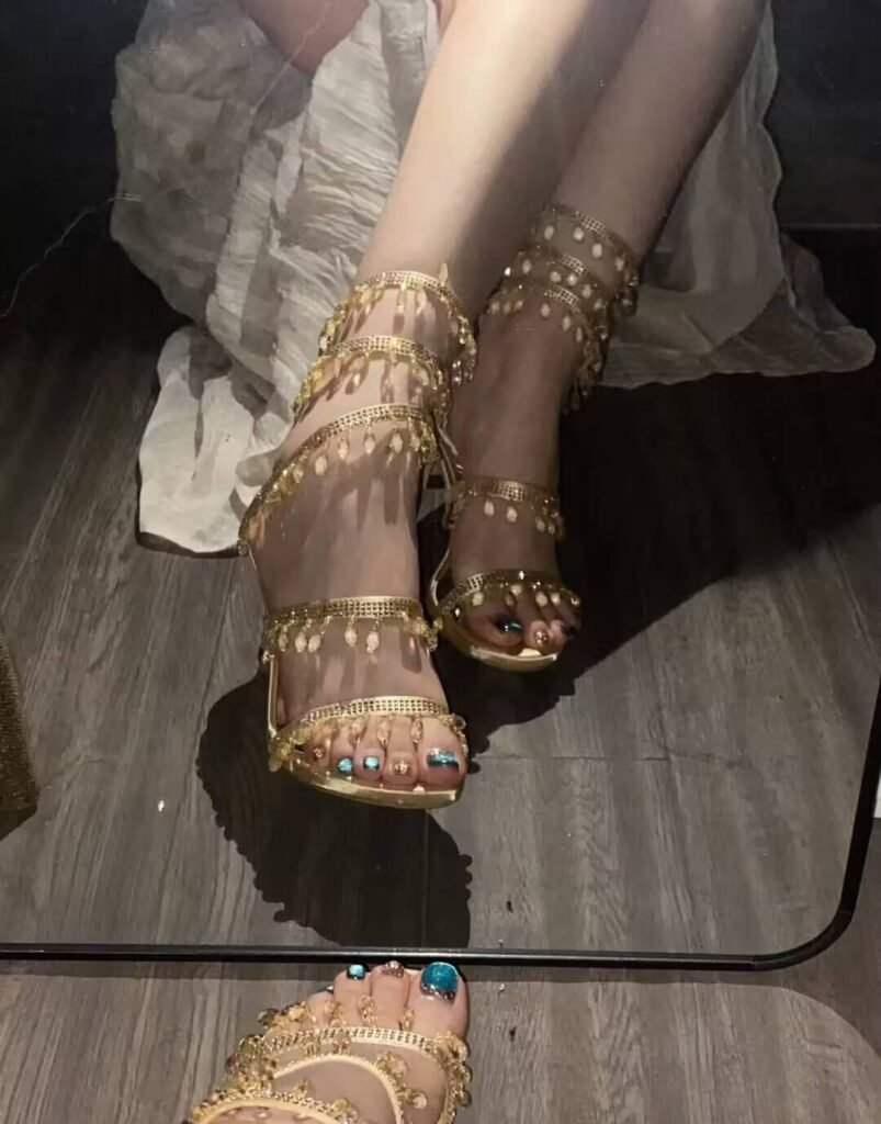 Ultimate Summer Pedicure Trends:"milky white minimalist pedicure with sandals"