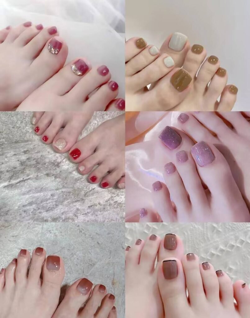 Ultimate Summer Pedicure Trends:"milky white minimalist pedicure with sandals"