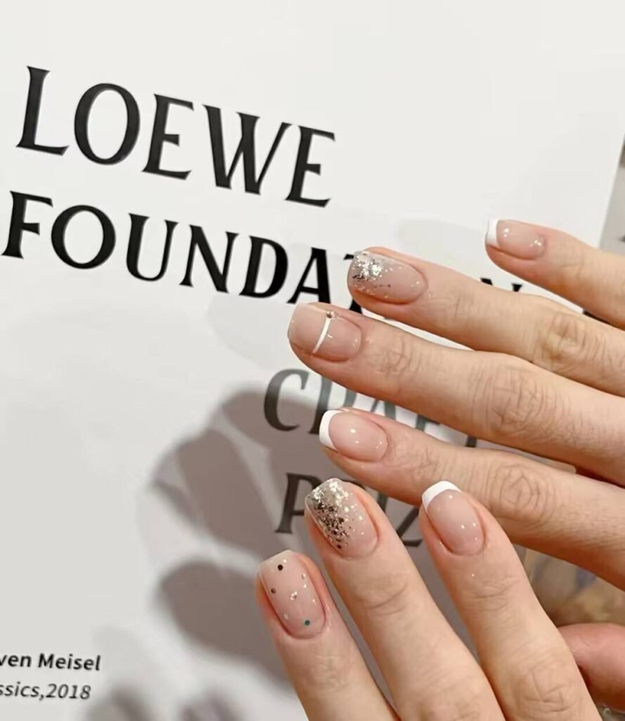 "Ultimate Nail Style Guide: showcase of trendy nail art designs including ombre, glitter, and minimalist styles on diverse hand models"