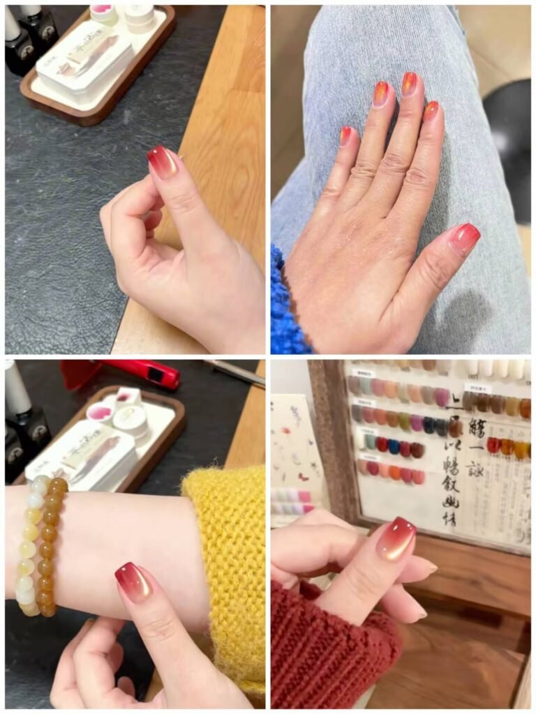 "Ultimate Nail Style Guide: showcase of trendy nail art designs including ombre, glitter, and minimalist styles on diverse hand models"