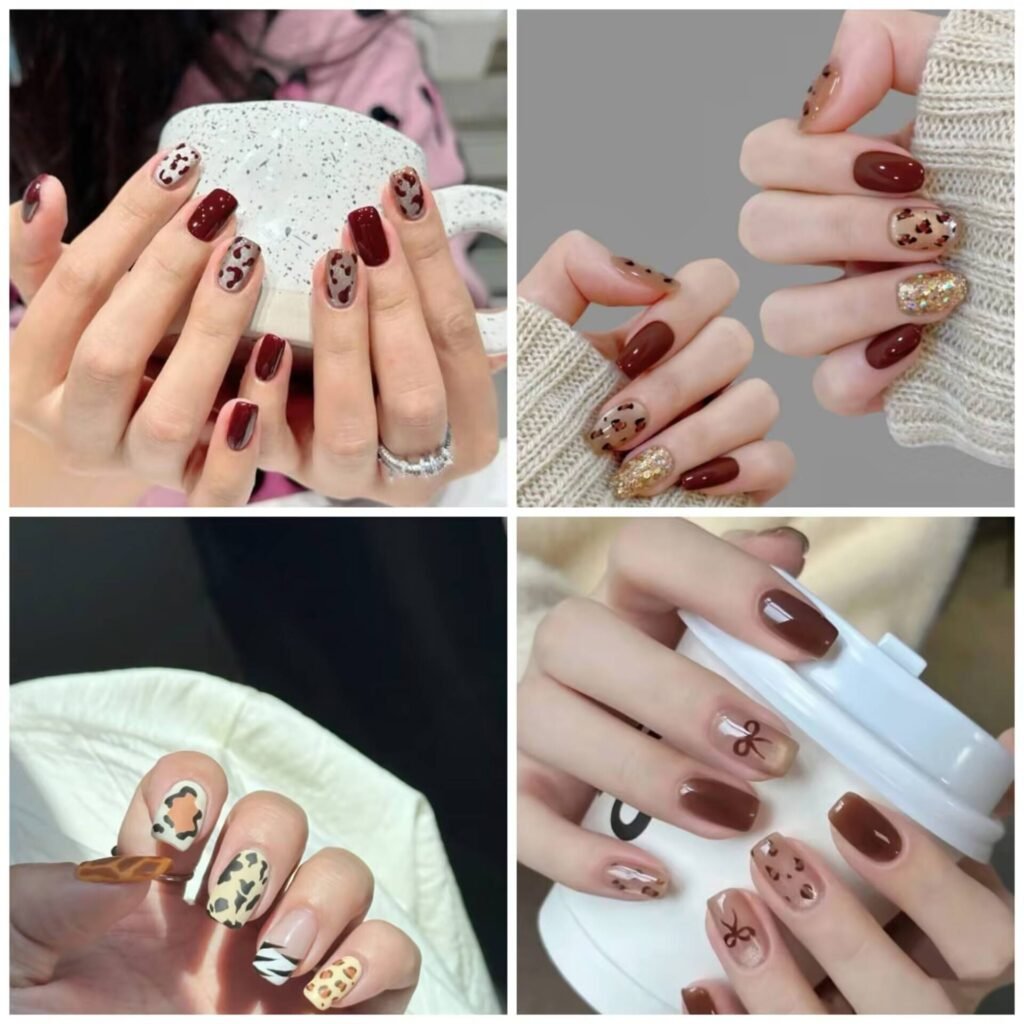 "Ultimate Nail Style Guide: showcase of trendy nail art designs including ombre, glitter, and minimalist styles on diverse hand models"