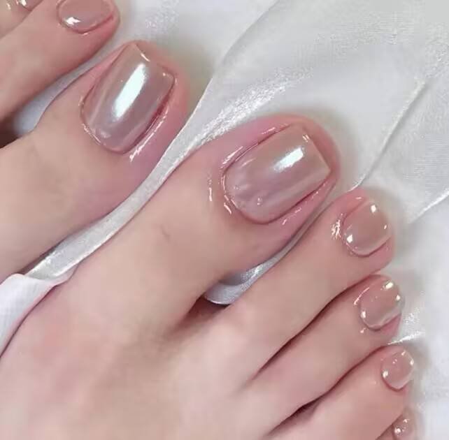  INS-themed toenail art design